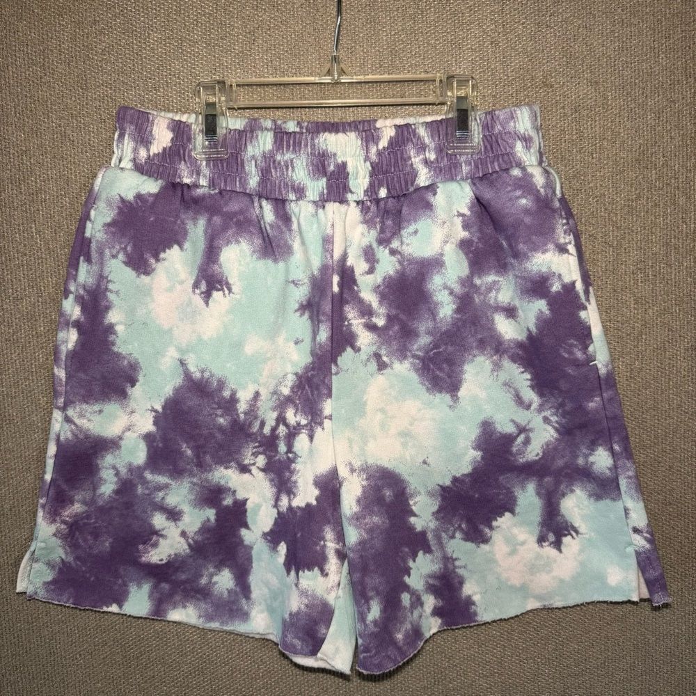 Art Class size L 10/12 Lavender and Teal sweatpants Shorts